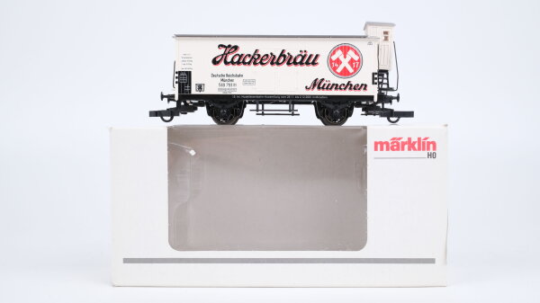Märklin H0 48301 Kühlwagen mit Bremserhaus Hackerbräu  Gk 10 der DRG