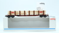 Märklin H0 47714 Rungenwagen mit Schnittholz  Snps...