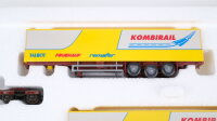 Märklin H0 48040 Doppel-Einheit KOMBIRAIL Sattelauflieger