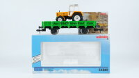 Märklin Spur 1 54801 Niederbordwagen mit Traktor...