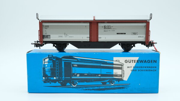 Märklin H0 4633 Güterwagen mit Schiebewänden und Schiebedach DB