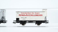 Piko H0 Konvolut Flachdachwagen mit Bremserhaus Länderbahn