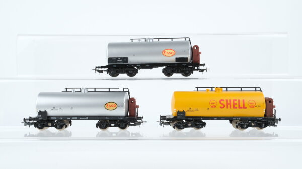 Unbekannt H0 Konvolut Kesselwagen "Shell, Esso" DB