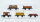 Märklin H0 Konvolut Schotterwagen "367" Hochbordwagen "365" gedeckter Güterwagen "382" Niederbordwagen "364" Weinfasswagen