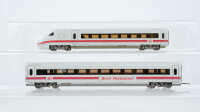 Roco H0 Konvolut "ICE" Triebkopf (ohne Antrieb) Mittelwagen 1.Kl. DB