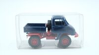 Märklin H0 94110 Niederbordwagen mit UNIMOG-Fahrzeugen 1.FC Märklin Jahreswagen 2001