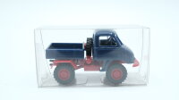 Märklin H0 94110 Niederbordwagen mit UNIMOG-Fahrzeugen 1.FC Märklin Jahreswagen 2001