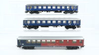 Märklin H0 Konvolut Personenwagen 1.Kl. blau...