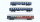 Märklin H0 Konvolut Personenwagen 1.Kl. blau Personenwagen mit Speiseraum 1.Kl. rot/blau DB