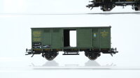 Trix H0 Konvolut gedeckte Güterwagen Niederbordwagen K.Bay.Sts.B.