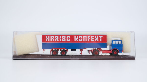 Brekina H0 81007 MB Sattelzug "Haribo" rot, blau