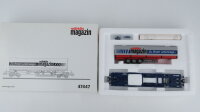 Märklin H0 47447 Taschenwagen mit Sattelauflieger...