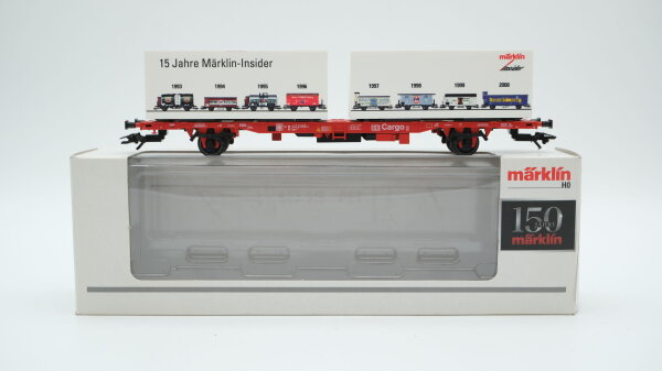 Märklin H0 94339 Behälter-Tragwagen (Containerwagen) 15 Jahre Insider  Lgns 570 der DB AG