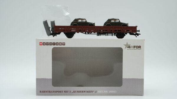 Märklin H0 46957 Rungenwagen mit Kurierwagen  Kls 443 der DB