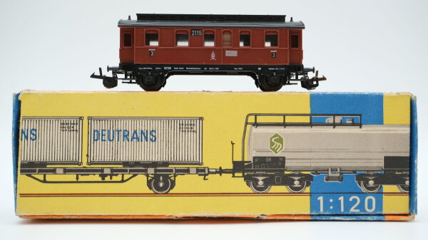 Zeuke TT 3121 Personenwagen 3. Kl. K.P.E.V.