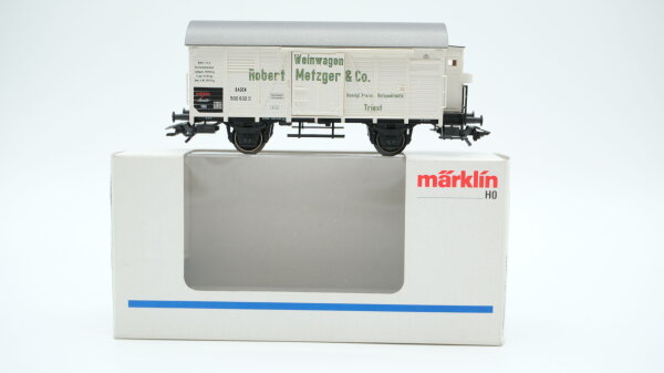 Märklin H0 48754 Gedeckter Güterwagen mit Bremserhaus  Gr 20 der KPEV Insider Jahreswagen 1999
