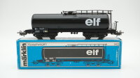 Märklin H0 4747 Mineralöl-Kesselwagen ELF Uahs...
