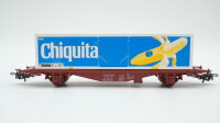 Märklin H0 4672 Behälter-Tragwagen (Containerwagen Chiquita)  Lgjs der SJ