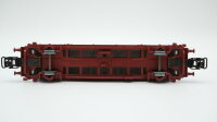 Märklin H0 4672 Behälter-Tragwagen (Containerwagen Chiquita)  Lgjs der SJ