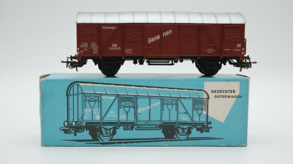 Märklin H0 4637 Gedeckter Güterwagen (Kühlwagen Bananen) Tnomehs 59 der DB