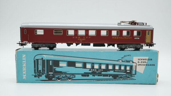 Märklin H0 4068 Schweizer D-Zug-Speisewagen SBB