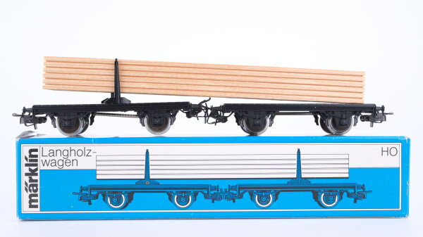 Märklin H0 4665 Langholzwagen