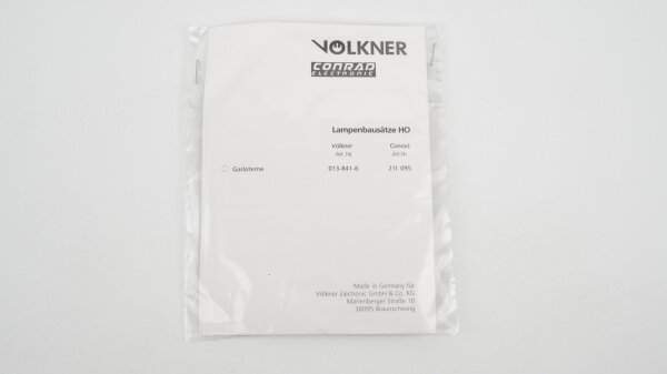 Völkner H0 013-841-6 Gaslaterne Lampenbausätze