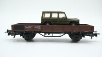 Märklin H0 4434 Niederbordwagen mit Pkw  Klmmo der ÖBB