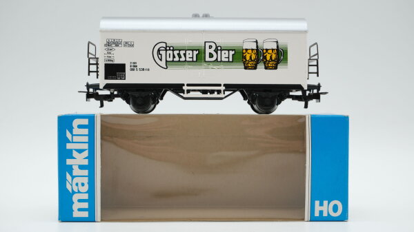 Märklin H0 4567 Bierwagen GÖSSER (Kühlwagen)  Ichqrs 377 der ÖBB