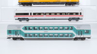 Fleischmann H0 Konvolut Doppelstockwagen 2.Kl. Abteilwagen "Lufthansa Airport Express" ICE-Mittelwagen 2.Kl. DB/u.a.