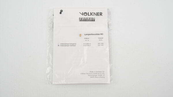 Völkner H0 014-090-2 Anbaulampe stehend Lampenbausatz
