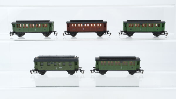 BTTB TT Konvolut Umbauwagen 2./3. Kl. K.P.E.V.
