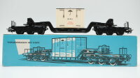 Märklin H0 4618 Tiefladewagen mit Kiste BAHIA DB