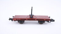Roco N 2312 Drehschemelwagen Doppeleinheit m. Rundhölzern