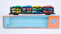 Roco N 2351 Autotransportwagen mit 12 PKW DDm 880 DB
