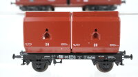 Roco H0 Konvolut Selbstentladewagen "Erz IIId" Silowagen DB (Kupplungen fehlen)