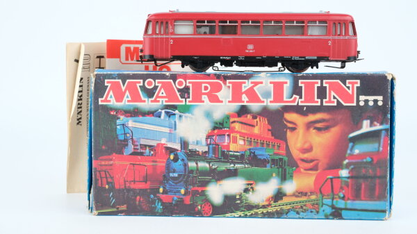 Märklin H0 3016 Schienenbus BR 795 299-7 DB Wechselstrom (Licht defekt)