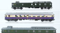 Liliput H0 Konvolut Personenwagen 2. Kl. "Rheingold" Postwagen DB u.a.