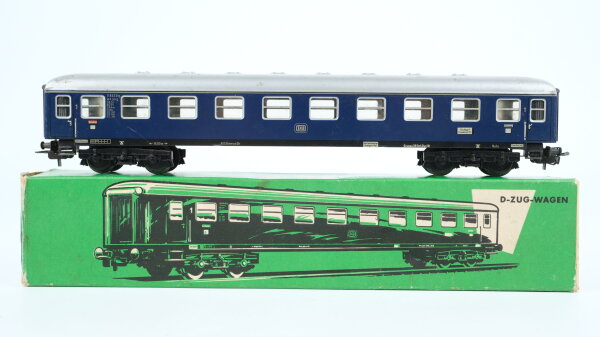 Märklin H0 4027 Reisezugwagen (dunkelblauer Wagenkasten) A4ümg der DB