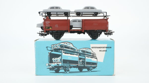 Märklin H0 4613 Autotransportwagen beladen DB