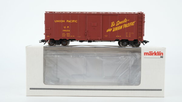 Märklin H0 45646-2 ged. Güterwagen Box Car Union Pacific U.P. 190323