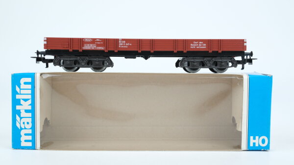 Märklin H0 4473 Niederbordwagen braun Rlmms der DB / Rlmms der SBB