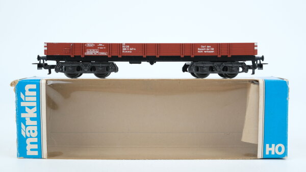 Märklin H0 4473 Niederbordwagen braun Rlmms der DB / Rlmms der SBB