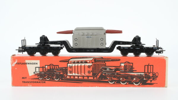 Märklin H0 4617 Tiefladewagen mit Transformator  SST 53  St 52 der DB