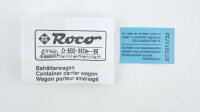 Roco H0 46528 Behältertragwagen (Südzucker, 012 200, BTs 50) DB
