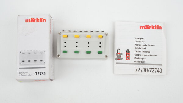Märklin 72730 Schaltpult (4 Ausschalter)
