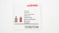Märklin 72730 Schaltpult (4 Ausschalter)