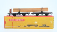 Trix H0 3443 Langholzwagen mit Bremserhaus