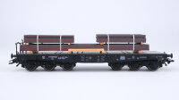 Trix H0 24062 Schwerlastwagen mit Stahlträgern DB