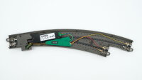 Märklin H0 24771 Bogenweiche links R3 = 515 mm 30°, mit Weichenlaterne (mit Antrieb + Weichendecoder) (gebrauchter Zustand)